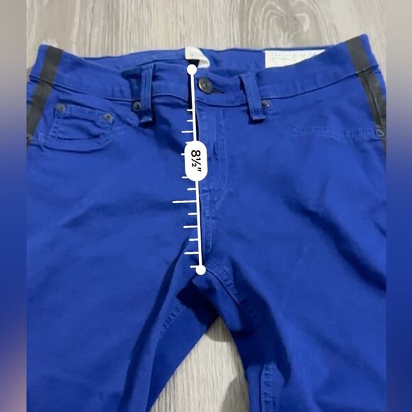 Rag & Bone for Intermix Limited Edition Lapis Tuxedo Royal Blue Legging Jeans 28 - Picture 11 of 12